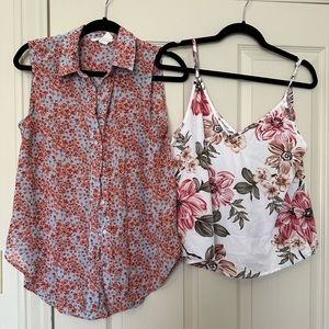 Floral Print Tops and Kimonos
